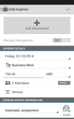 Скриншот приложения SAP Cloud for Travel & Expense - №2