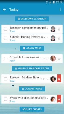 Скриншот приложения Wunderlist: списки текущих дел - №2