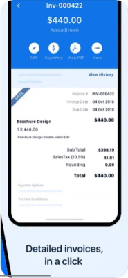 Скриншот приложения Zoho Books - Accounting on the go! - №2