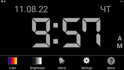 Скриншот приложения Digital Clock - №2