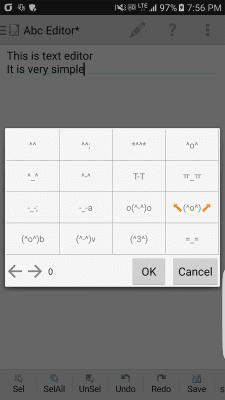 Скриншот приложения My Text Editor - №2