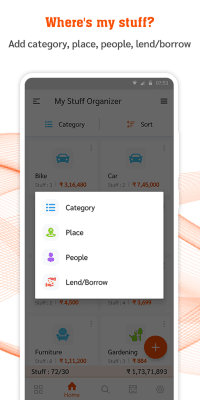 Скриншот приложения My Stuff Organizer - №2