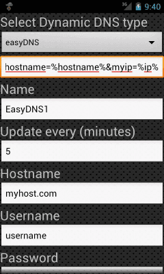 Скриншот приложения Dynamic DNS Update - №2