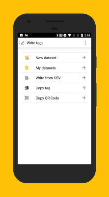 Скриншот приложения NFC TagWriter by NXP - №2