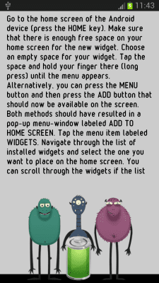 Скриншот приложения Monsters Battery Widget - №1