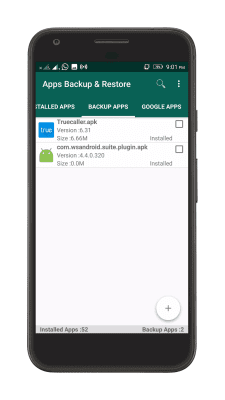 Скриншот приложения Apps Backup & Restore - №2
