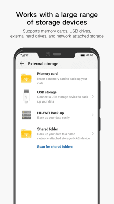 Скриншот приложения Huawei Backup - №2