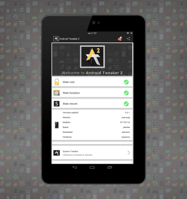 Скриншот приложения Android Tweaker 2 - №1