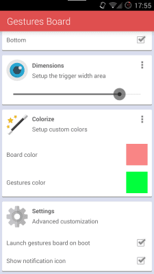 Скриншот приложения Gestures Board - №2