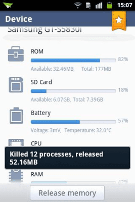 Скриншот приложения Device Info - №2