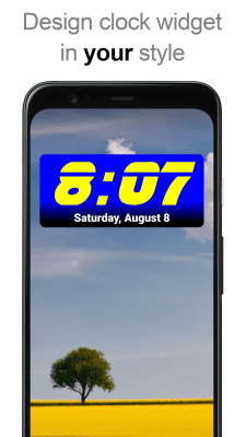 Скриншот приложения Виджет DIGI Clock - №2