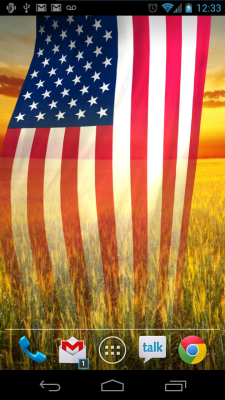 Скриншот приложения NA Flags Free Live Wallpaper - №1