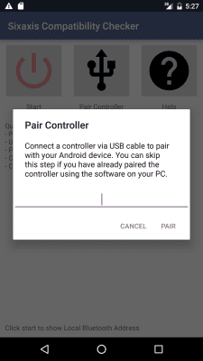 Скриншот приложения Sixaxis Compatibility Checker - №2