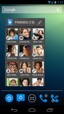 Скриншот приложения Contacts+ Widget - №2