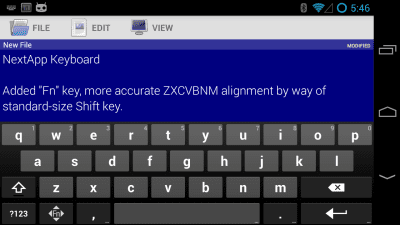 Скриншот приложения Technical Keyboard - №1