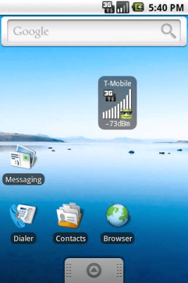 Скриншот приложения Mobile Signal Widget - №2