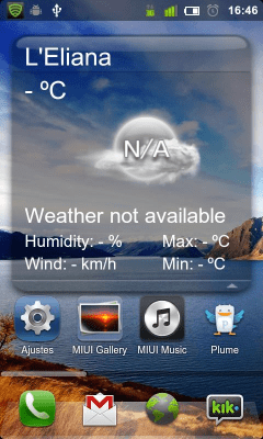 Скриншот приложения Clima Widget - №2
