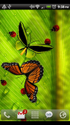 Скриншот приложения Friendly Bugs Free L.Wallpaper - №2