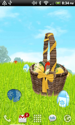 Скриншот приложения Easter Meadows Free Wallpaper - №2