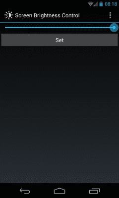 Скриншот приложения screen brightness control free - №1