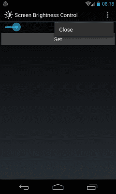 Скриншот приложения screen brightness control free - №2