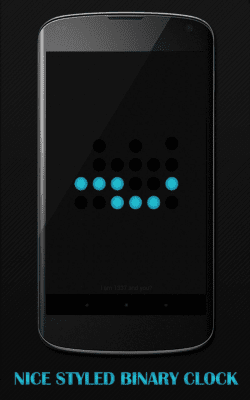 Скриншот приложения Binary Clock Daydream Lite - №1