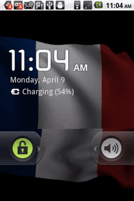 Скриншот приложения France Flag Live Wallpaper - №2