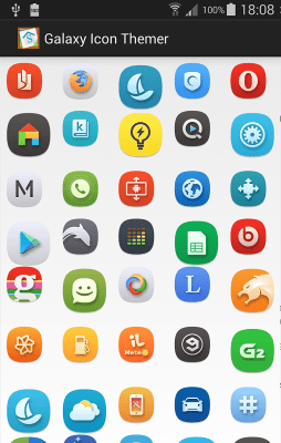 Скриншот приложения Galaxy Icon Themer *ROOT* - №2