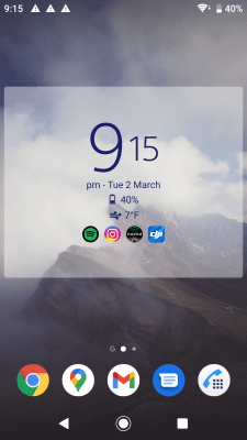 Скриншот приложения Digital Clock Widget Xperia - №2