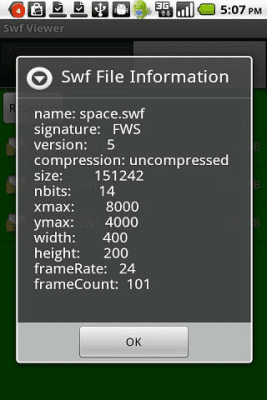 Скриншот приложения Swf Viewer - №2