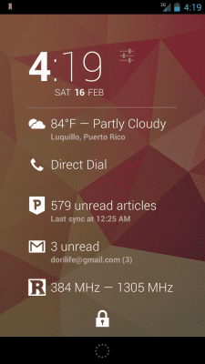 Скриншот приложения DashClock Dial Extension - №2