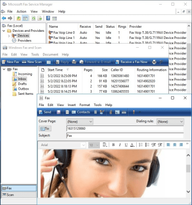 Скриншот приложения Fax Voip Windows Fax Service Provider - №1