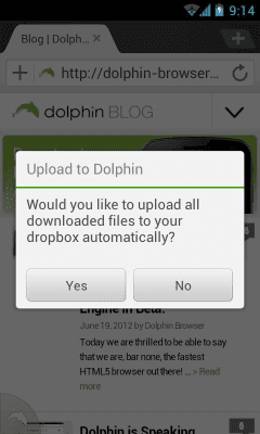 Скриншот приложения Dolphin: Dropbox Add-on - №2