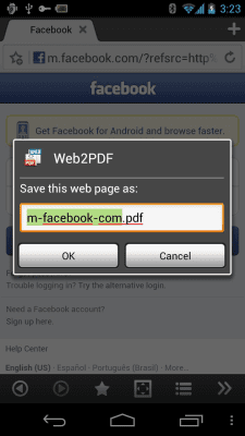 Скриншот приложения Boat Web2PDF Add-on - №2