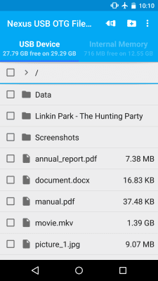 Скриншот приложения USB OTG File Manager Trial - №2