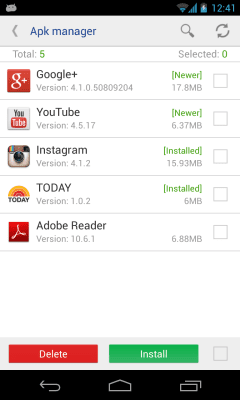 Скриншот приложения User app uninstaller - №2