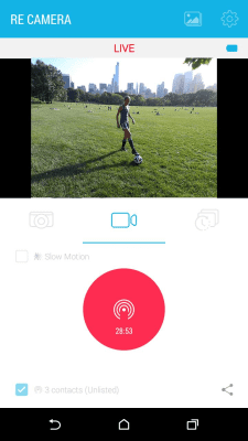 Скриншот приложения HTC RE - №2