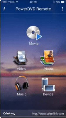 Скриншот приложения PowerDVD Remote FREE - №2