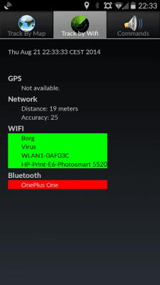Скриншот приложения Tracker for AndroidLost BETA - №2