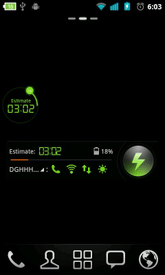 Скриншот приложения Simple Theme GO Power Battery - №2
