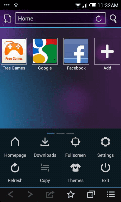 Скриншот приложения ICS Boat Browser Mini Theme - №2