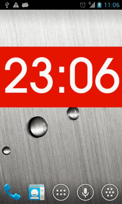 Скриншот приложения Metro clock uccw skin - №2