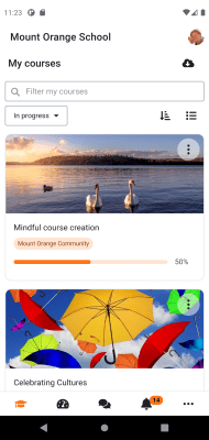 Скриншот приложения Moodle - №1