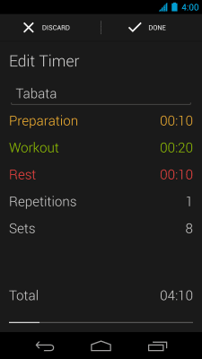 Скриншот приложения Runtastic Timer - №2