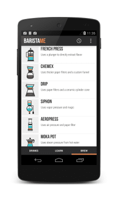 Скриншот приложения Baristame - Coffee Guide FREE - №2