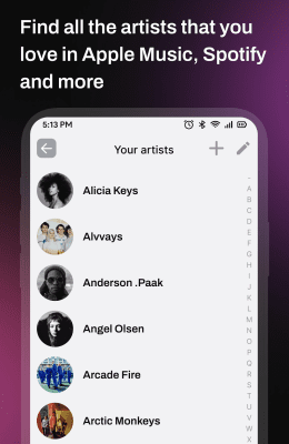 Скриншот приложения Songkick Concerts - №2