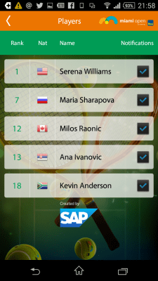 Скриншот приложения Miami Open - №2