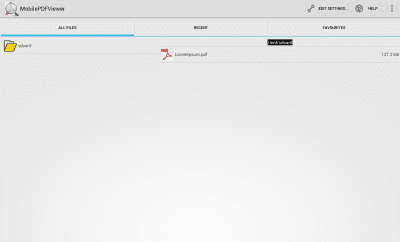 Скриншот приложения MobilePDFViewer (Free) - №1