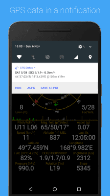 Скриншот приложения GPS Status & Toolbox - №2