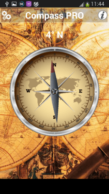 Скриншот приложения Compass Pro for Android - №2